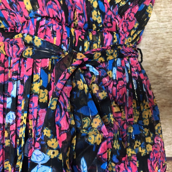 Modcloth Womens Small Purple Floral Maxi Dress - Picture 6 of 11